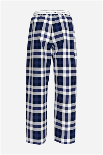 Tommy Hilfiger Flanell Pants - Heritage Check Midi Blue